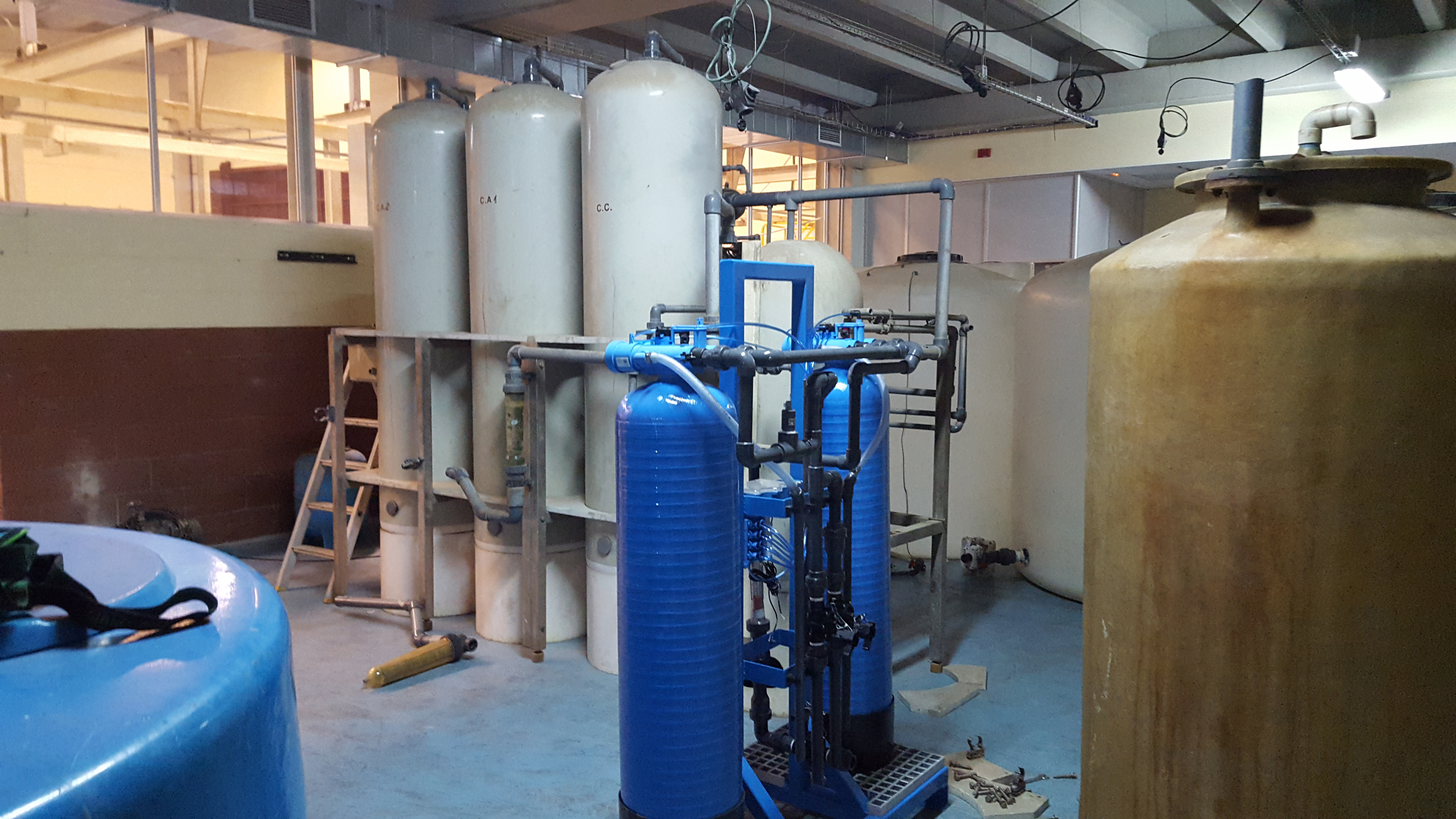 Mantenimiento de planta depuradora de aguas residuales industriales